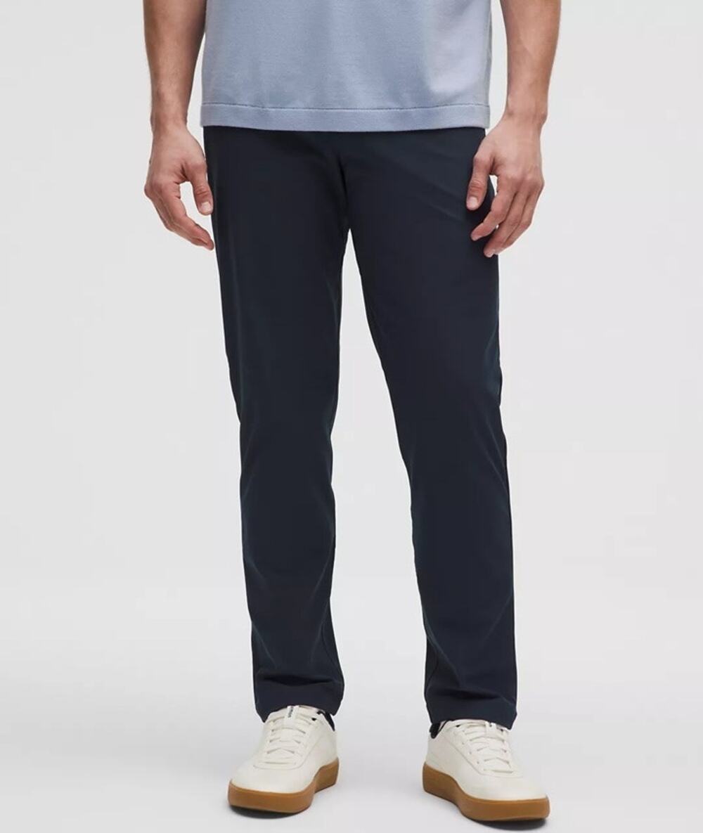 Lululemon ABC Slim Fit Trouser Warpstreme Navy Mens 38
